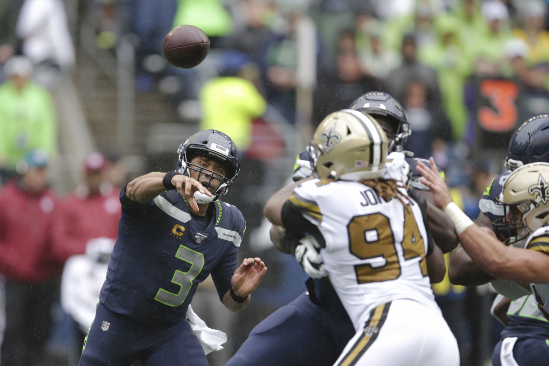 Russell Wilson - Saints Seahawks Week 3